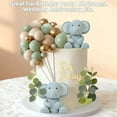 thumbnail image 4 of Qianfeng 28 Pcs Cake Toppers for Baby Shower Decoration, Baby Taglines and Cake Top Balls, 4 of 10