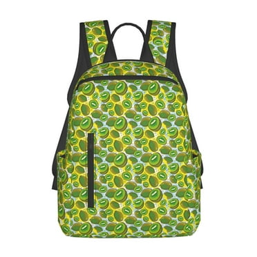 Sigee Kiwi Fruits Summer for Lightweight Backpack for Hiking, Camping, and Travel, College School Computer Bag Men and Women