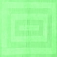 thumbnail image 1 of Ahgly Company Indoor Square Solid Emerald Green Modern Area Rugs, 7' Square, 1 of 4