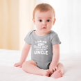 thumbnail image 2 of Drink Til I Pass Out Like My Uncle Baby Bodysuit – Funny Infant One-Piece for Boys Girls, Newborn Gift Outfit Gray-style 24months, 2 of 7