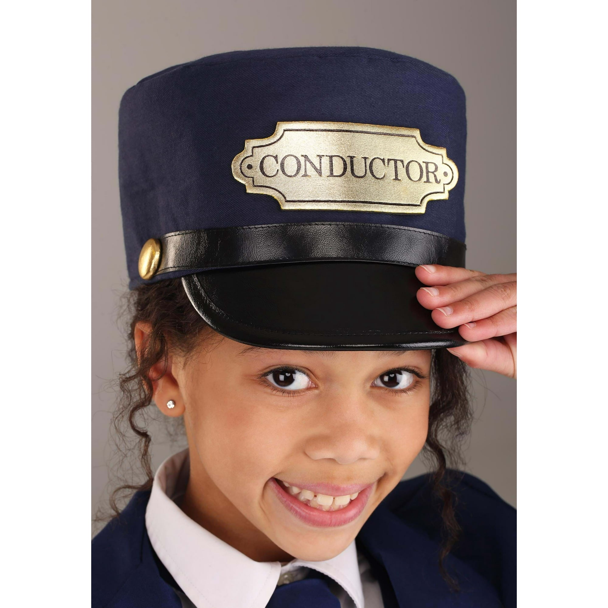 Infant train conductor hat sale