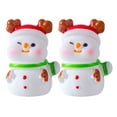 thumbnail image 2 of YAOMOBB Long-lasting Christmas Ornament Add Holiday Cheer with 2Pcs Christmas Bear Ornament Mini Cartoon Santa Claus Snowman Tree Gift Box Solid Resin Desktop Decorations, 2 of 6