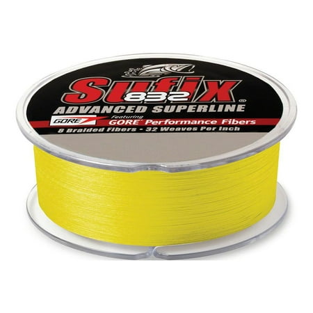 UPC: 0024777675261 | Sufix 832 Braid 30Lb 600Yd Hi-Vis Yellow 660-230Y
