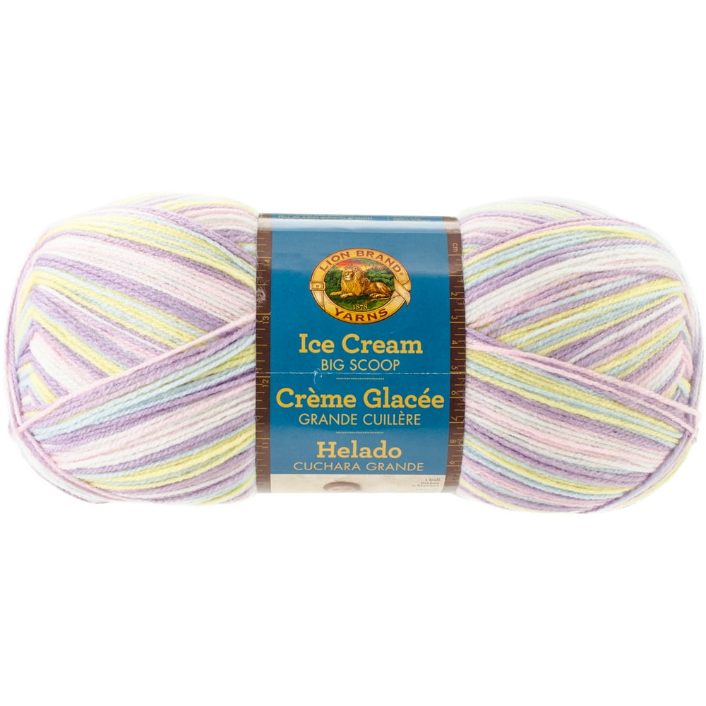 Lion Brand Ice Cream Big Scoop YarnCotton Candy