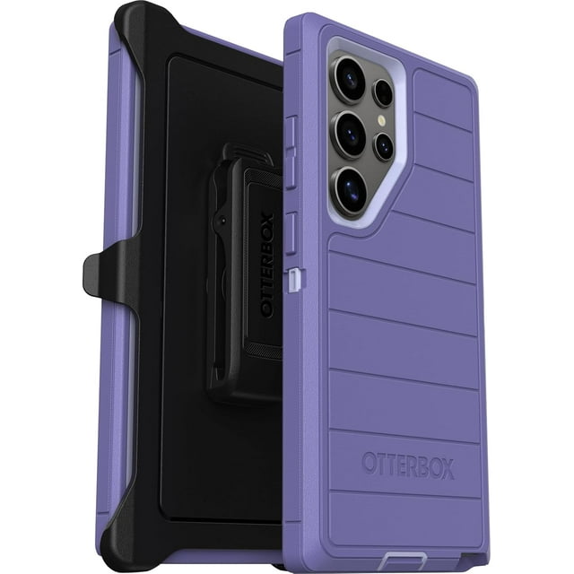 OtterBox Samsung Galaxy S24 Ultra (Only) - Defender Series Pro Case - Mountain Majesty (Purple) - Rugged & Durable - Screenless - with Port Protection - Holster Clip Includes