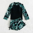 thumbnail image 4 of TAIAOJING Beach Long Sleeved Sun Screen Children's Swimwear For 3-5 Years, 4 of 9