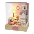 thumbnail image 1 of Casa miniatura con modelo de muebles, juguetes para , casa de , muebles, regalos de cumpleaños de Navidad Felicidad SM SunniMix Casa de miniaturas, 1 of 6