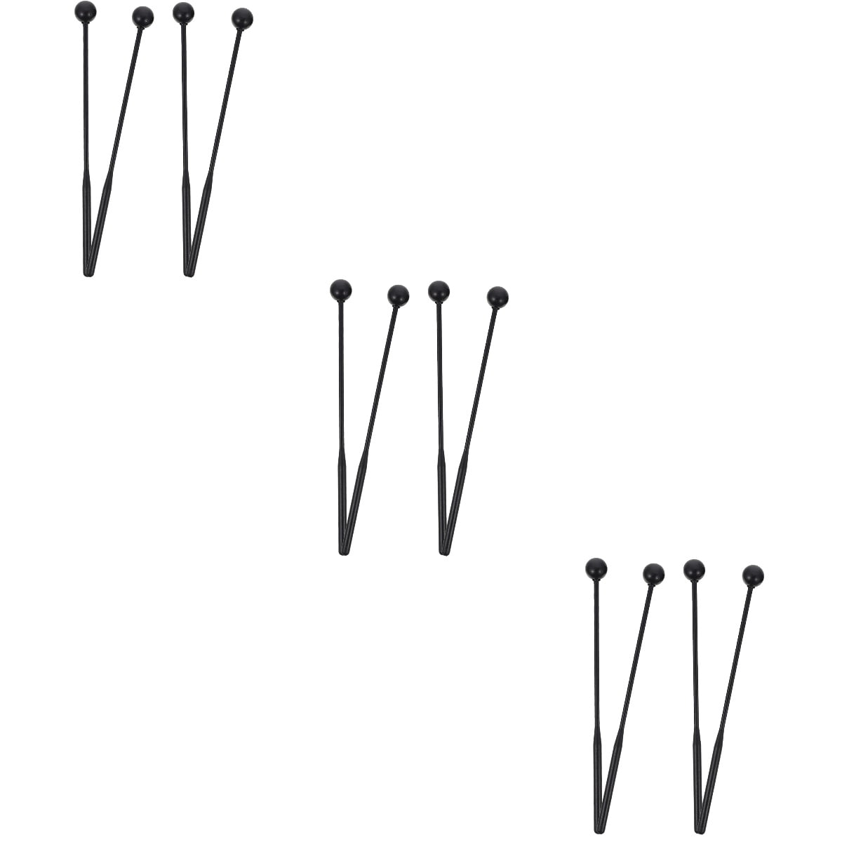 MLINS 6 Pairs Xylophone Mallets Percussion Drumsticks for Marimba Stage Performance and Music Practice