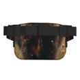 thumbnail image 3 of Balery Grassland Sunflower Cow Mochila Cinturón para Mujeres y Hombres, Bolsa de Cintura Impermeable de Doble Capa con Correa, 3 of 9