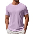 thumbnail image 2 of COOFANDY Mens Muscle T Shirts Casual Short Sleeve Shirt Crew Neck Cotton Tee Shirts 1 Pack Athletic Gym Shirts Basics Workout Shirts, 2 of 6
