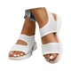 thumbnail image 3 of WILLBEST Sandalias Para Mujer, Sandalias De Tela Transpirables Con Punta Abierta, Zapatos De Plataforma Cómodos De Moda De Verano Para Mujer, 3 of 8
