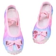 thumbnail image 1 of FAOWME Ballet Slippers Dance Shoes Split Leather Sole For Child Light Pink 7-7.5 Years, 1 of 6