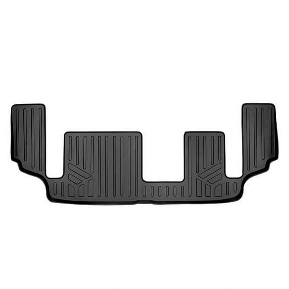 Custom Fit 3rd Row Floor Mats Liner with 2nd Row Bench Seat for 2016-2022 Mazda CX-9, Black