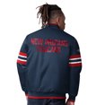 thumbnail image 2 of Men's Starter Navy New Orleans Pelicans Scout Varsity Satin Full-Snap Jacket, 2 of 2