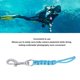 thumbnail image 4 of Cordete de buceo de buceo cordón de primavera de acero inoxidable de acero inoxidable multifuncional con hebilla de metal de liberación rápida para cámaras y luces de buceo ANGGREK  Otros, 4 of 8
