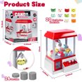 thumbnail image 6 of Rirool Mini Claw Machine Arcade Toy with Sound - Kids' Candy Dispenser Vending Game, Ideal Christmas & Birthday Gift for Ages 3+, 6 of 8