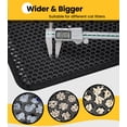 thumbnail image 6 of Conlun Double Layer Honeycomb Cat Litter Mat, Non-Slip & Washable, Black, 23" x 17", 6 of 7