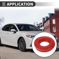 thumbnail image 3 of Ofertas Únicas Universal Tira de Sellado para Climas de Automóviles, Tira Autoadhesiva de Sellado, 49 pies, Forma en U, Acero Rojo, 3 of 7