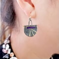 thumbnail image 3 of K-KED 925 Silver Ear Hook Boho Drop Dangle Earrings Women Wedding Delicate Jewelry Gift A Pair-#12, 3 of 6