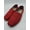 Red, variant on TOMS Womens Alpargata Recycled Cotton Canvas Loafer Flat 6.5 Red Recycled Cotton Canvas