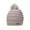 Beige, variant on Youth/Junior Thick Knitted Beanie w/ Pom - Camel