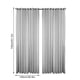thumbnail image 3 of Cortina transpirable semitransparente bordada para ventana, panel de gasa para sala de estar, dormitorio, 2 piezas, 100x130 cm Jumpingount LF0157-01B*2, 3 of 7