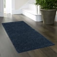 thumbnail image 2 of Mainstays Traditional Navy Heather Shag Indoor Runner Rug, 1'9" x 5', 2 of 8