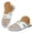 White, variant on Women's Mesh Mules Breathable Slip on Fishnet Slides Flat Sandals Lightweight Summer Casual Ballet Flats for Women Black,8.5