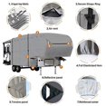 thumbnail image 5 of Leader Accessories Windproof Extra Thick 5 Layers 5th Wheel RV Cover Fits Motorhome RV Outdoor Protect Camper Cover,29'-33', 5 of 7