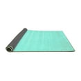 thumbnail image 2 of Ahgly Company Indoor Rectangle Abstract Turquoise Blue Contemporary Area Rugs, 2' x 3', 2 of 4