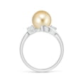 thumbnail image 3 of ANGARA Classic Golden South Sea Cultured Pearl Bypass Ring in 14K White Gold for Women | June Birthstone, Birthday, Anniversary, Jewelry Gift for Women | Pearl Ring, 3 of 8
