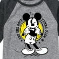 thumbnail image 3 of Disney - Let The Good Times Flow - Toddler & Youth Raglan Graphic T-Shirt, 3 of 4