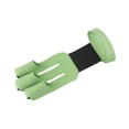 thumbnail image 2 of Guantes de tiro con arco de microfibra duraderos para jóvenes. Verde, 2 of 8