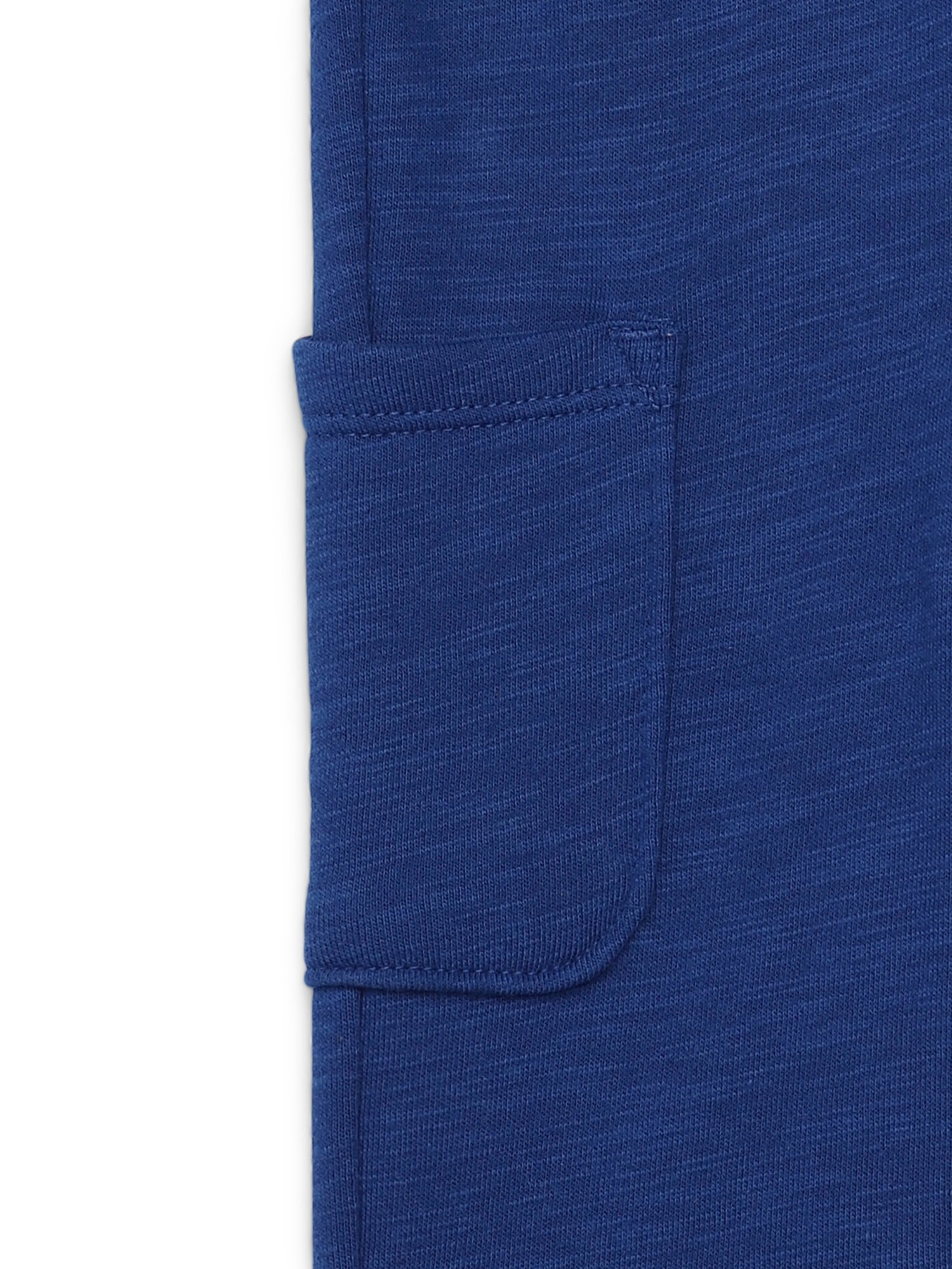 Garanimals Baby Boy Slub French Terry Cloth Cargo Pants, 0M-24M