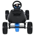 thumbnail image 5 of Topbuy Adjustable Seat Blue Go Kart Ride-On Pedal Car for Kids, Ages 3-8, 5 of 10