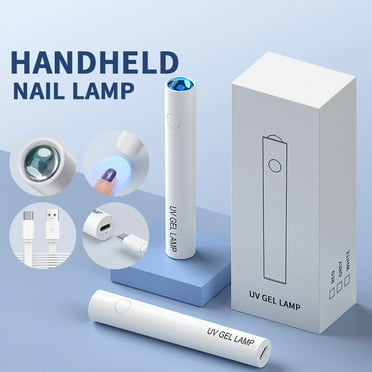 Styton Mini Nail Light Nail Polish Fast Dryer Light 250mAh USB C Charge 3W Handheld Nails UV Gel LED Flashlight