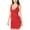 Red - red, variant on GUESS Womens Strappy Bodycon Dress, Red, Large