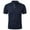 ZJ-Navy, variant on Afdoent Golf Shirts For Men Male Solid Color Short Sleeve Top Button Lapel Tie Label Vintage Top Male Casual Polo Shirts Classic Fashion
