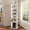 6-Tier Circle Shoe Rack, variant on Wohh 6-Tier Circle Rotating Shoe Rack Tower 360° Lazy Susan Spinning Shoe Freestanding Shoe Carousel with High Base for 24 Pairs, Space Saving Footwear Display Stand Organizer Storage for Closet