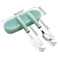 thumbnail image 2 of Bamboohart Toddler Utensils Stainless Steel Fork and Spoon Safe Silverware Set With Box Kid Safe Utensils Kids Cutlery Set Dishwasher Safe, 2 of 9