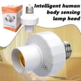 thumbnail image 3 of E27 Light Bulb Socket Adapter Radar Motion Sensor Lamp Base Holder Switch, 3 of 9