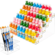 thumbnail image 1 of 6-Tier Acrylic Paint Storage Box, 24-Slot Paint Brush Holder for Storing 2 Oz Paint Bottles, Paint Tubes, 1 of 5