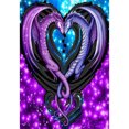 thumbnail image 1 of Wdftyju Cuadros de diamantes de imitación 5D Kit de dragón de corazón de pintura de diamante de taladro redondo completo DIY Wdftyju 5bc3bf0kf7mv9mm0, 1 of 9