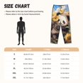 thumbnail image 3 of Gukieu Clear Sky Cute Sunflower Panda Print Women's Home Trousers, with Pockets and Drawstring Pajamas, Home Pajamas, Sleepwear-XX-Large, 3 of 6