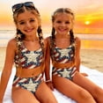 thumbnail image 3 of Grblisyd 4th of July Girls Swimsuits Two Piece Casual Scoop Neck Independence Day Bikini Sets Size 7 Years, 3 of 6