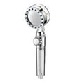 thumbnail image 1 of Adjustable Shower Head One-button Stop Handheld Plastic Water Nozzle High Pressure Home Hotel Gym Apartment Bathroom Accessory Transparent, 1 of 7