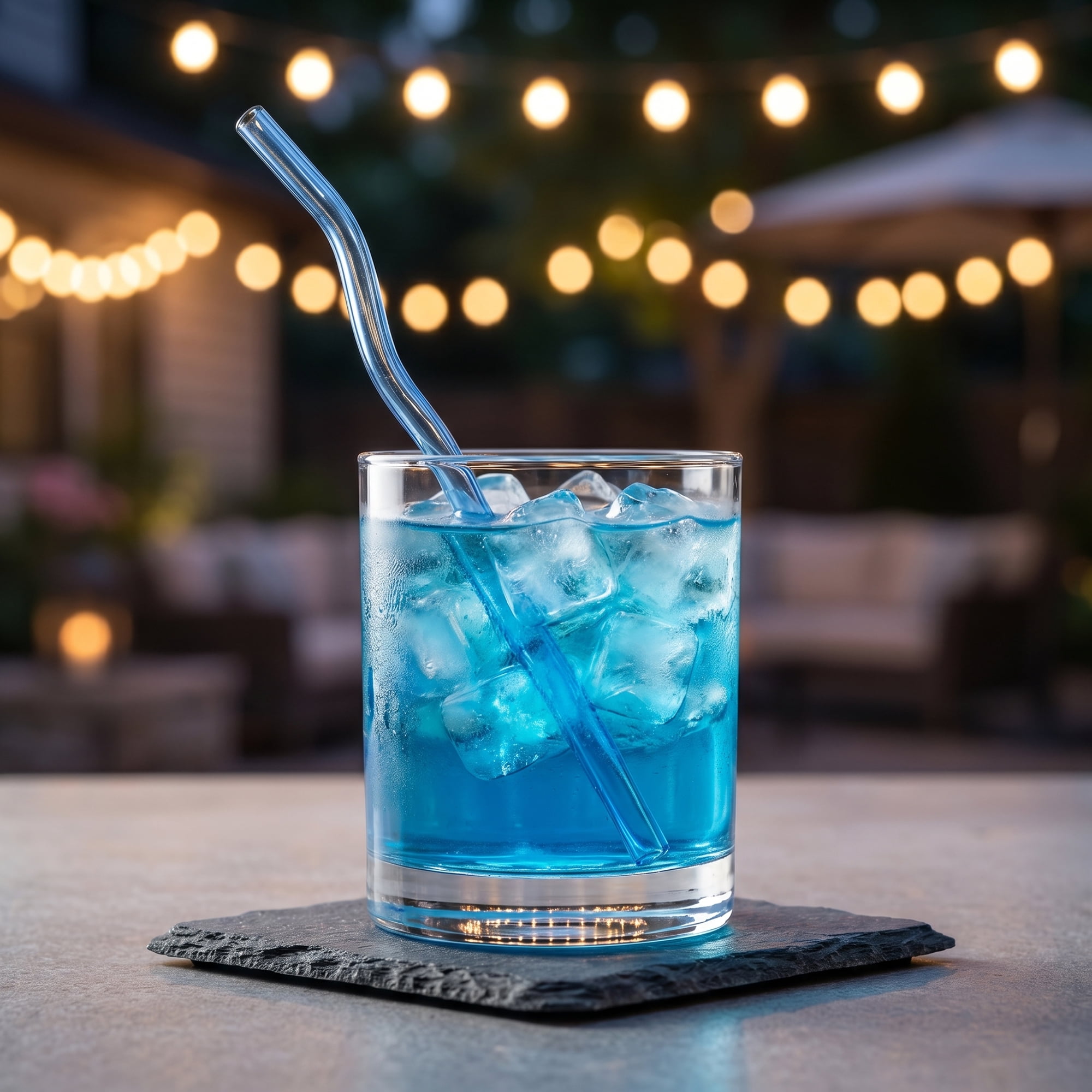 Unique Bargains 10Pcs Reusable Glass Dishwasher Safe Straws Light Blue