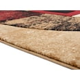 thumbnail image 2 of Designer Home Swan Area Rug 2050 10134 Epsilon Burgundy Circles Lines 7' 10" x 10' 6" Rectangle, 2 of 2