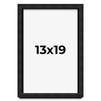 13x19 Shadow Box Black Rustic Barnwood Display Frame  | 1.125 Inch Deep | 0.875 Inch Moulding Width