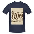 thumbnail image 4 of Bingfone Coffee Time (2) Men'S Loose Fit Short-Sleeve Pocket T-Shirt, 4 of 7